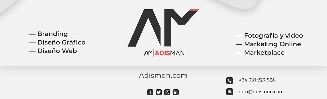 Adisman agencia diseño gráfico y desarrollo páginas web | Marketing Digital | Fotografía y video cover